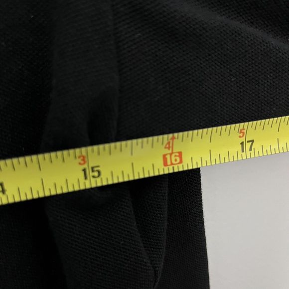 Zara Man Polo Shirt Short Sleeve Black W/ Metal Studded Accents Small Rare NWOT - Picture 8 of 9